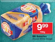 BB Bakeries Sliced White Bread-700g