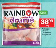 Rainbow Chicken Drumsticks/Wings-1.5kg