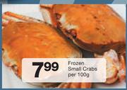 Frozen Small Crabs-Per 100g