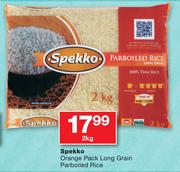 Spekko Orange Pack Long Grain Parboiled Rice-2kg
