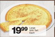 Large Milk Tart-Each