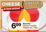 Bonnita Gouda/Cheddar Cheese-Per 100g