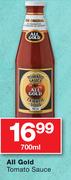 All Gold Tomato Sauce-700ml