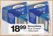 Simonsberg Blue Cheese-100g Each