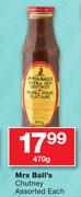 Mrs Ball's Chutney-470g