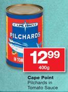 Cape Point Pilchards in Tomato Sauce-400g