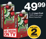 Liqui-Fruit 100% Fruit Juice Blend Assorted-2x2Ltr