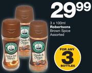 Robertsons Brown Spice Assorted-3x100ml