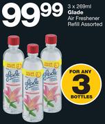 Glade Air Freshener Refill Assorted-3x269ml