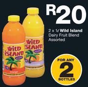 Wild Island Dairy Fruit Blend Assorted-2x1Ltr