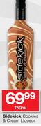 Sidekick Cookies & Cream Liueur-750ml