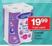 Correll Roller Towels-4's Per Pack