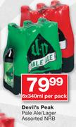 Devil's Peak Pale Ale/Lager Assorted NRB-6x340ml Per Pack