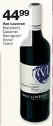 Van Loveren Blackberry Cabernet Sauvignon/Shiraz-750ml