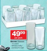 Shrink Glasses 10 Pack-Per Pack