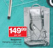 Sequence Hanging Cutlery Set 24 Piece-Per Set