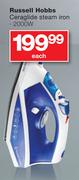 Russell Hobbs Ceraglide Steam Iron 2000W-Each