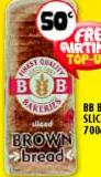 BB Brown Sliced Bread-700G