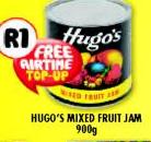Hugo's Mixed Fruit Jam-900G