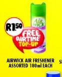 Airwick Air Freshner Assorted-180Ml