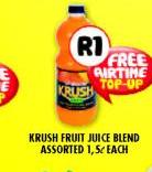 Krush Fruit Juice Blend Assorted-1.5Ltr