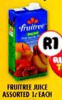 Fruitree Juice Assorted-1Ltr