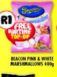 Beacon Pink & White Marshmallows-400G