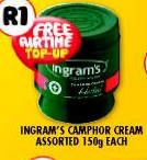 Ingram's Camphor Cream Assorted-150G
