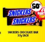 Snickers Chocolate Bar-57g