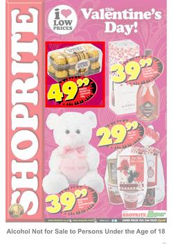 Shoprite KwaZulu- Natal : Valentine's Day ! ( 03 Feb - 14 Feb 2014 ), page 1