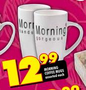 Morning Coffee Mugs Assorted-Each