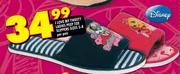 Disney I Love My Tweety Ladies Peep Toe Slippers Sizes 3-8-Per Pair