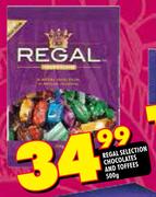 Regal Selection Chocolates And Toffees-500g