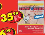 Supa Value Oven Ready Frozen Chicken Portions-2kg