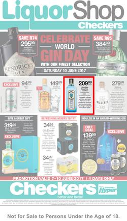 Checkers LiquorShop KZN : Gin Day (7 June - 10 June 2017), page 1
