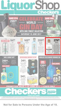 Checkers LiquorShop KZN : Gin Day (7 June - 10 June 2017), page 1