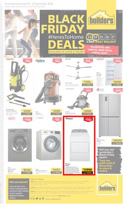 Builders Zambia : Black Friday (24 November - 27 November 2020), page 1