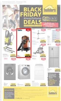 Builders Zambia : Black Friday (24 November - 27 November 2020), page 1