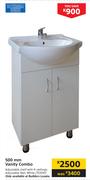 Bathroom Basins 500 mm Vanity Combo (White)
