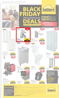 Builders Zambia : Black Friday (25 November - 27 November 2020), page 1