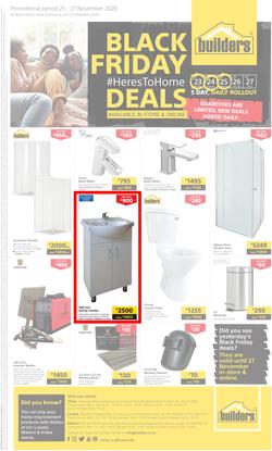 Builders Zambia : Black Friday (25 November - 27 November 2020), page 1