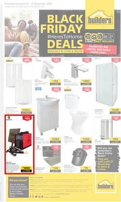 Builders Zambia : Black Friday (25 November - 27 November 2020), page 1