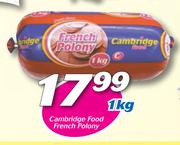 Cambridge Food French Polony-1kg
