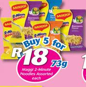 Maggi 2-Minute Noodles-5x73g Each
