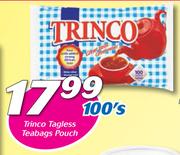 Trinco Tagless Teabags Pouch 100’s