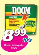 Doom Mosquito Coils 10’s