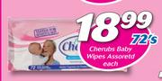 Cherubs Baby Wipes 72’s-Each