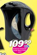 Sunbeam 1.7Ltr Automatic Kettle Black/White-Each
