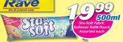Sta-Soft Fabric Softener Refill Pouch-500ml Each