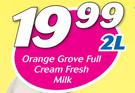 Orange Groove Full Cream Fresh Milk-2Ltr